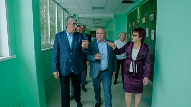 Рабочая поездка С.И.Грачева в западное Оренбуржье